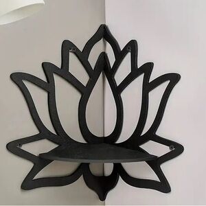 Black Lotus Wall Shelf